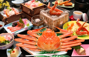 因幡若一宮 河野神社 初詣とカニ料理をご賞味!